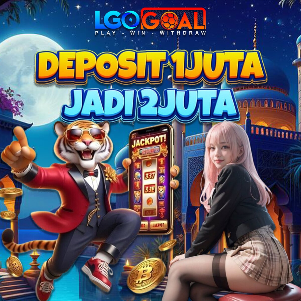 LGOGOAL 🦁 Sensasi Slot Modern dengan Gameplay Menguntungkan